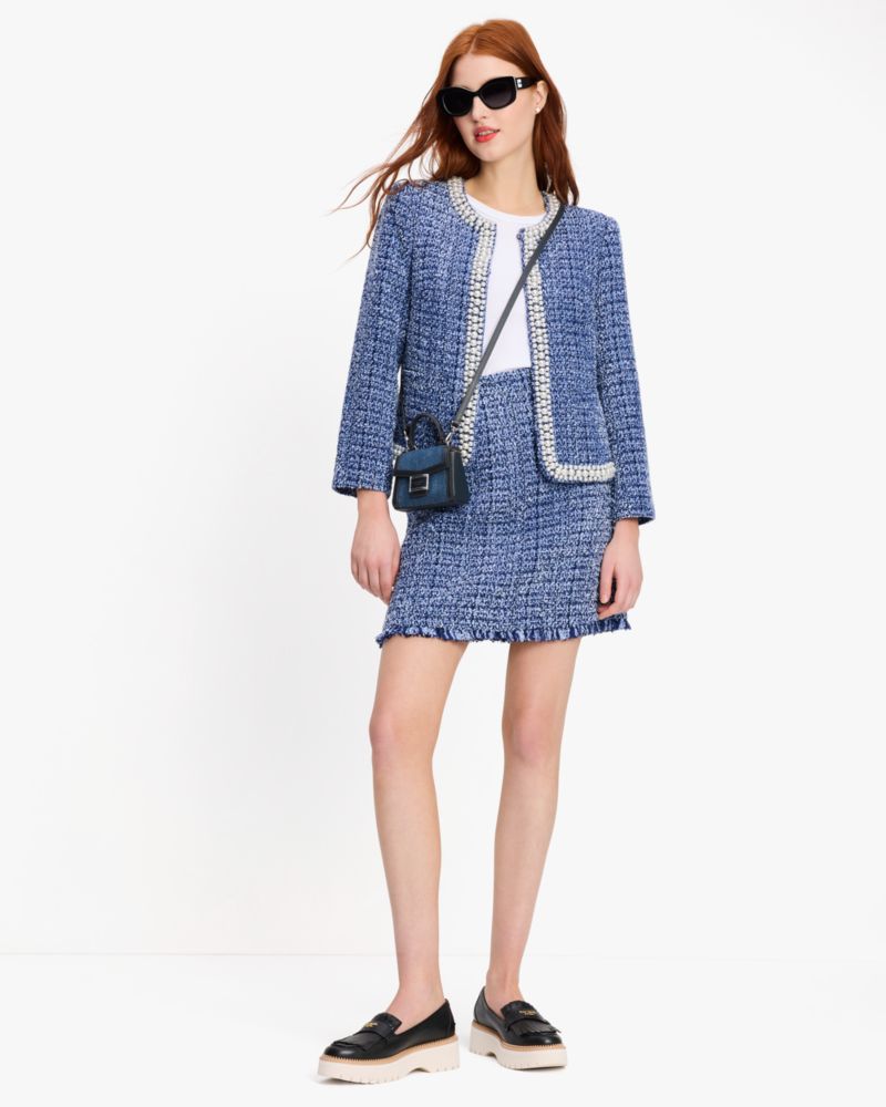 Kate Spade Gabrielle Tweed Jacket. 6