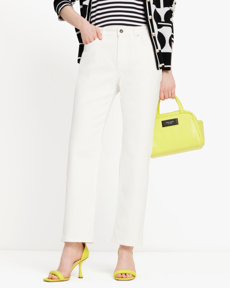 Straight Leg Denim Pants Kate Spade New York