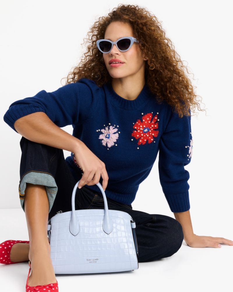 Kate Spade Floral Embellished Sweater