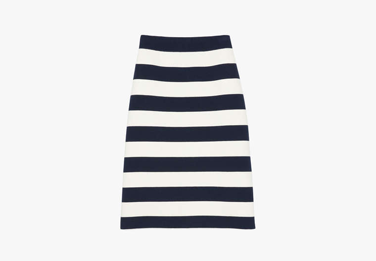 Kate Spade,Awning Stripe Pencil Skirt,French Navy