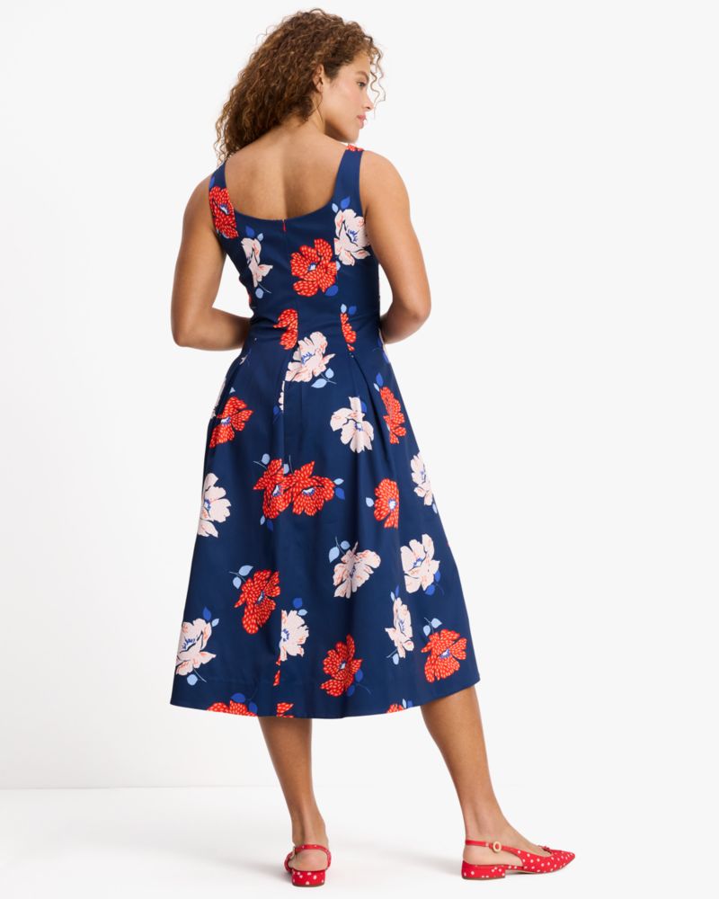 Kate Spade Dotty Floral Faille Dress. 5