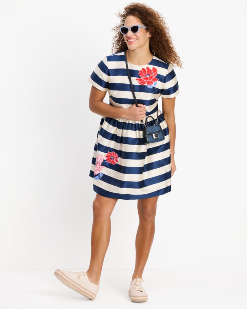 Kate Spade,フローラル ストライプ ドレス,ワンピース / ドレス,