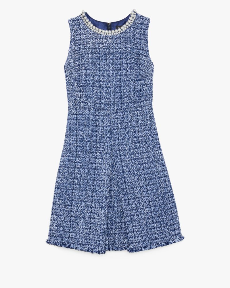 Pearl Collar Tweed Dress | Kate Spade New York