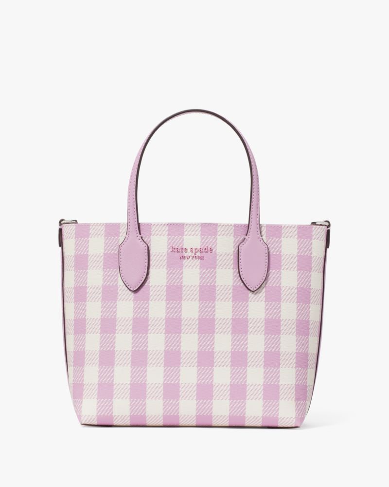 Bleecker Gingham Medium Crossbody Tote Kate Spade New York