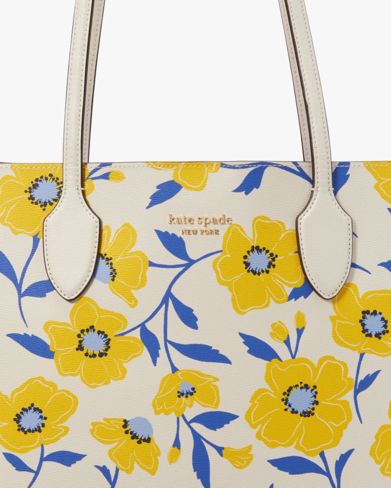 Cream Multi Bleecker Sunshine Floral Large Tote