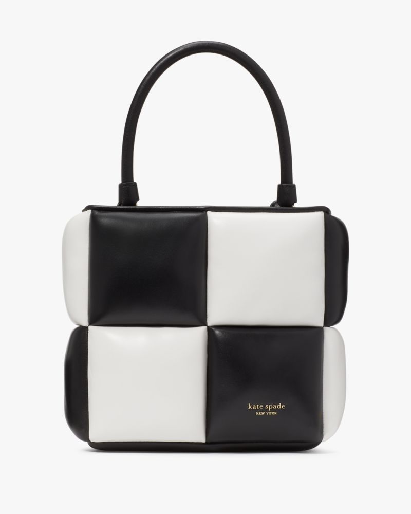 Kate Spade,Boxxy Colorblocked Tote,Black Multi