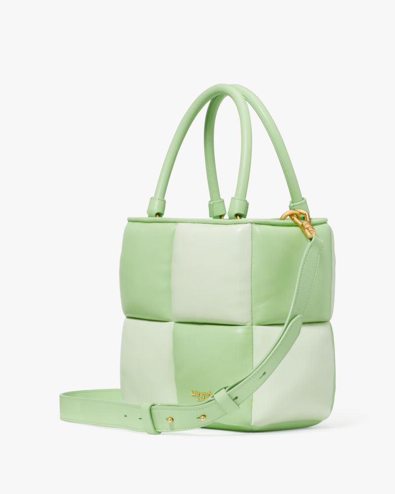 Kate Spade,ボクシー カラーブロックド トート,トートバッグ,シリーングリーンマルチ