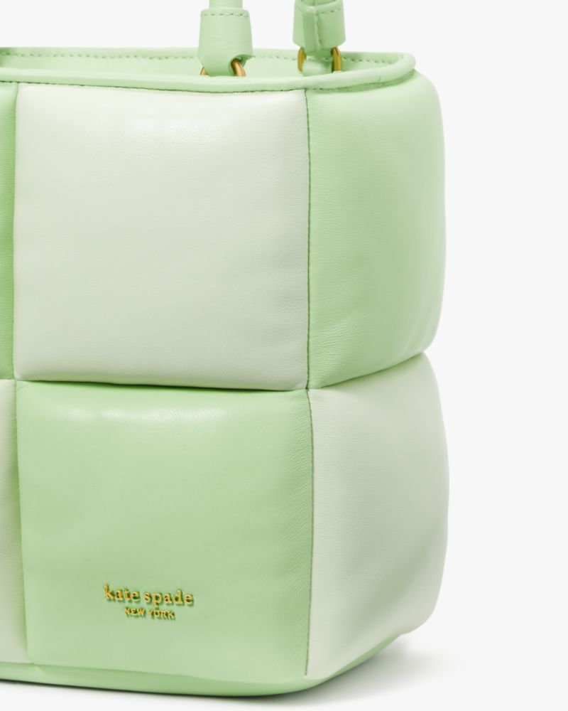 Kate Spade,ボクシー カラーブロックド トート,トートバッグ,シリーングリーンマルチ