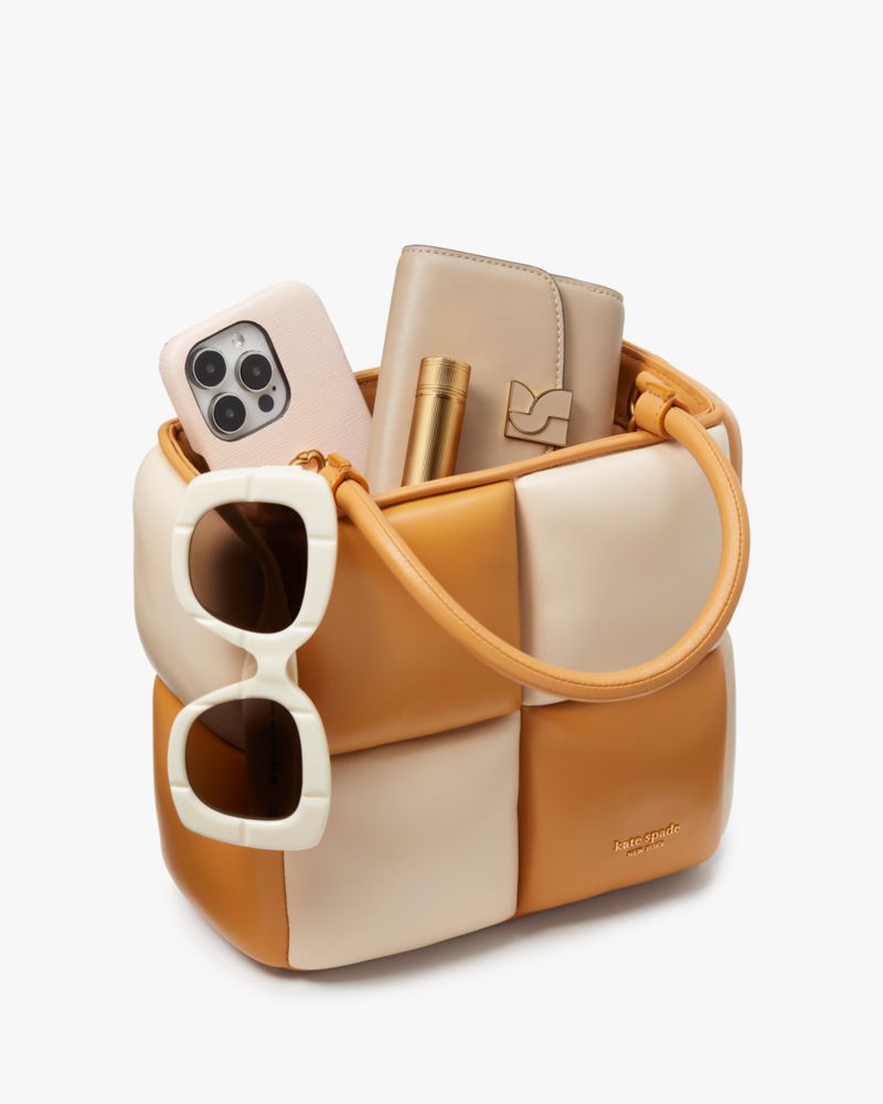 Kate Spade,ボクシー カラーブロックド トート,トートバッグ,シリーングリーンマルチ