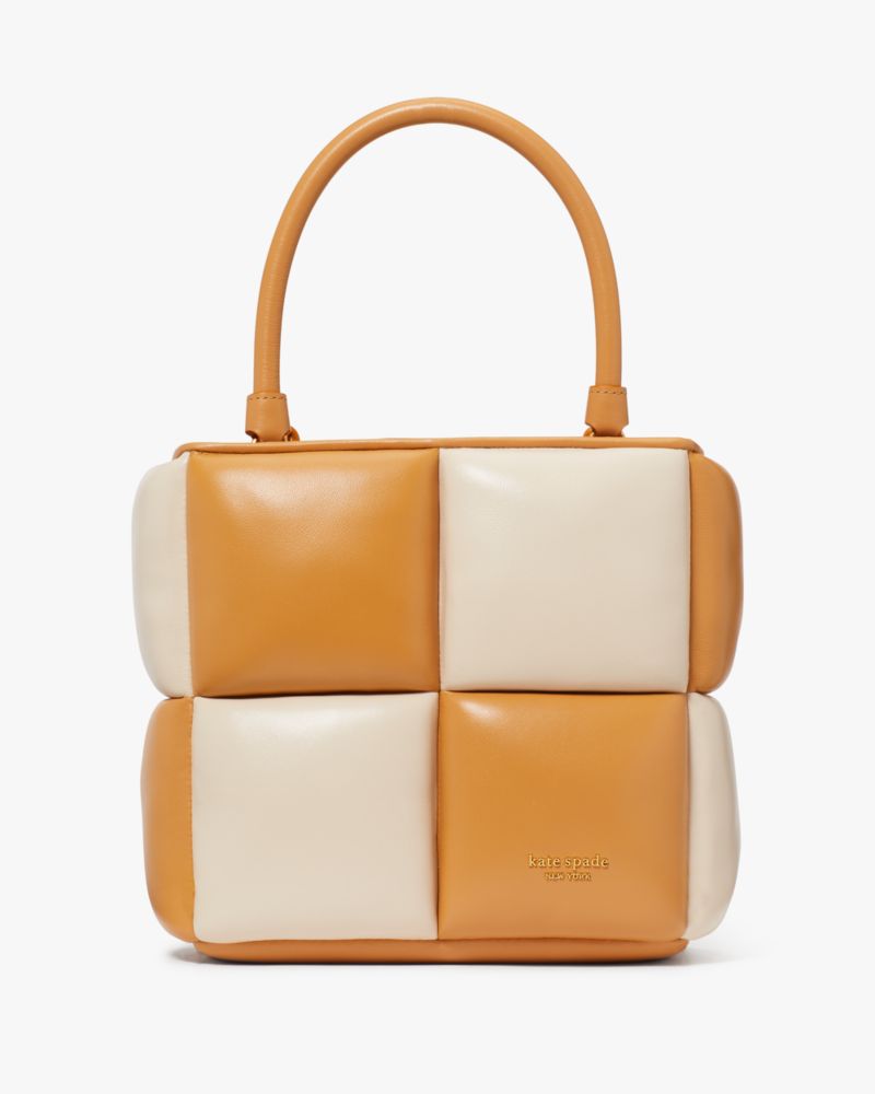 Kate Spade,Boxxy Colorblocked Tote,Bare Multi