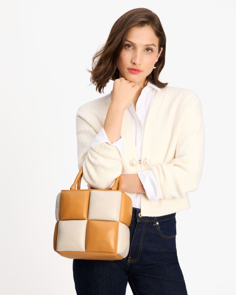 Kate Spade,ボクシー カラーブロックド トート,トートバッグ,ベアマルチ