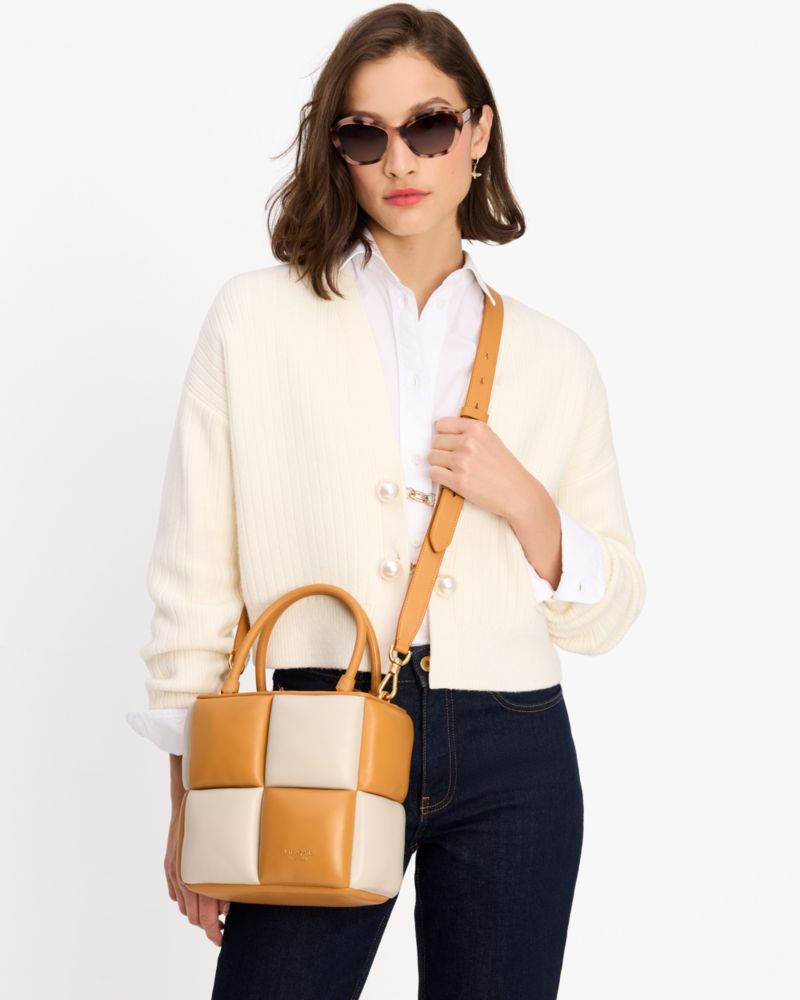 Kate Spade,ボクシー カラーブロックド トート,トートバッグ,ベアマルチ