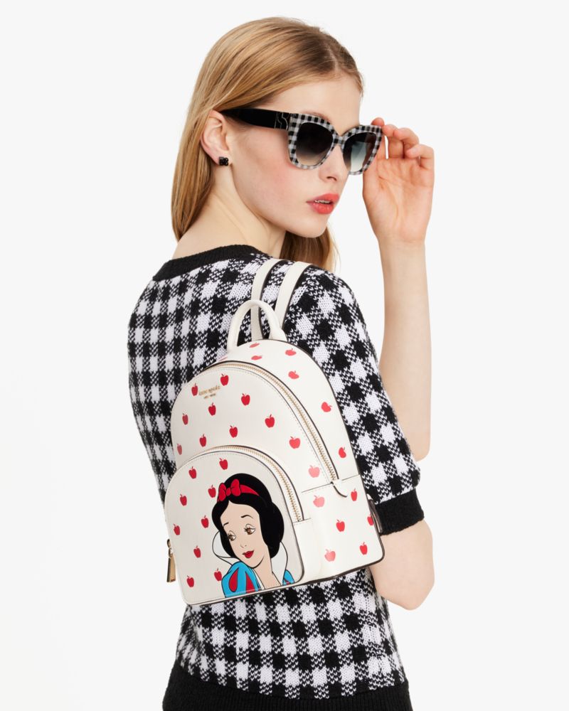 Kate Spade,Disney x Kate Spade New York Snow White Small Backpack,Cream Multi