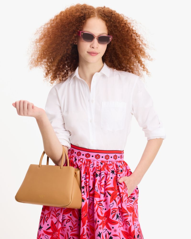 Kate Spade,グレース サッチェル,バッグ,キャラメルコーン