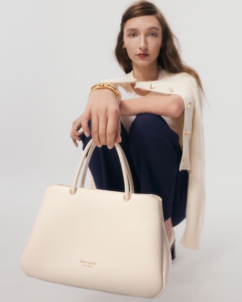 Kate Spade,グレース サッチェル,ハンドバッグ,クリーム