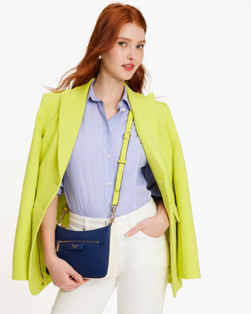 Hudson Colorblock Umhängetasche Aus Genarbtem Leder, Wandelbar, , Product