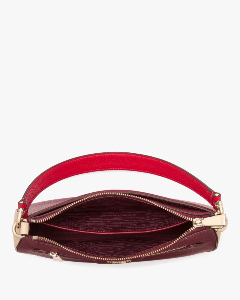 Kate Spade,Hudson Colorblocked Convertible Crossbody,Maroon