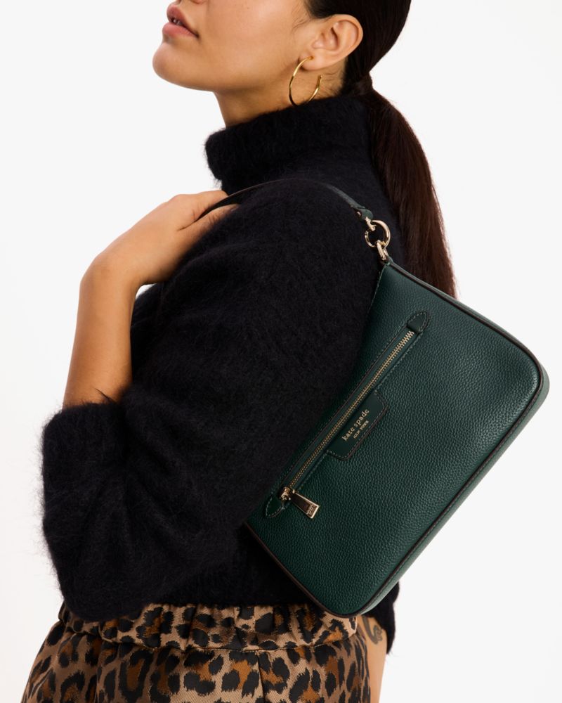 Kate Spade,Hudson Convertible Crossbody,Emerald