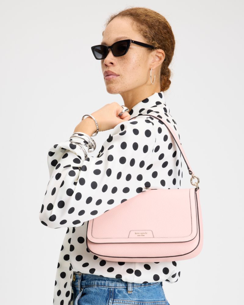 Kate Spade,Hudson Convertible Flap Shoulder Bag,