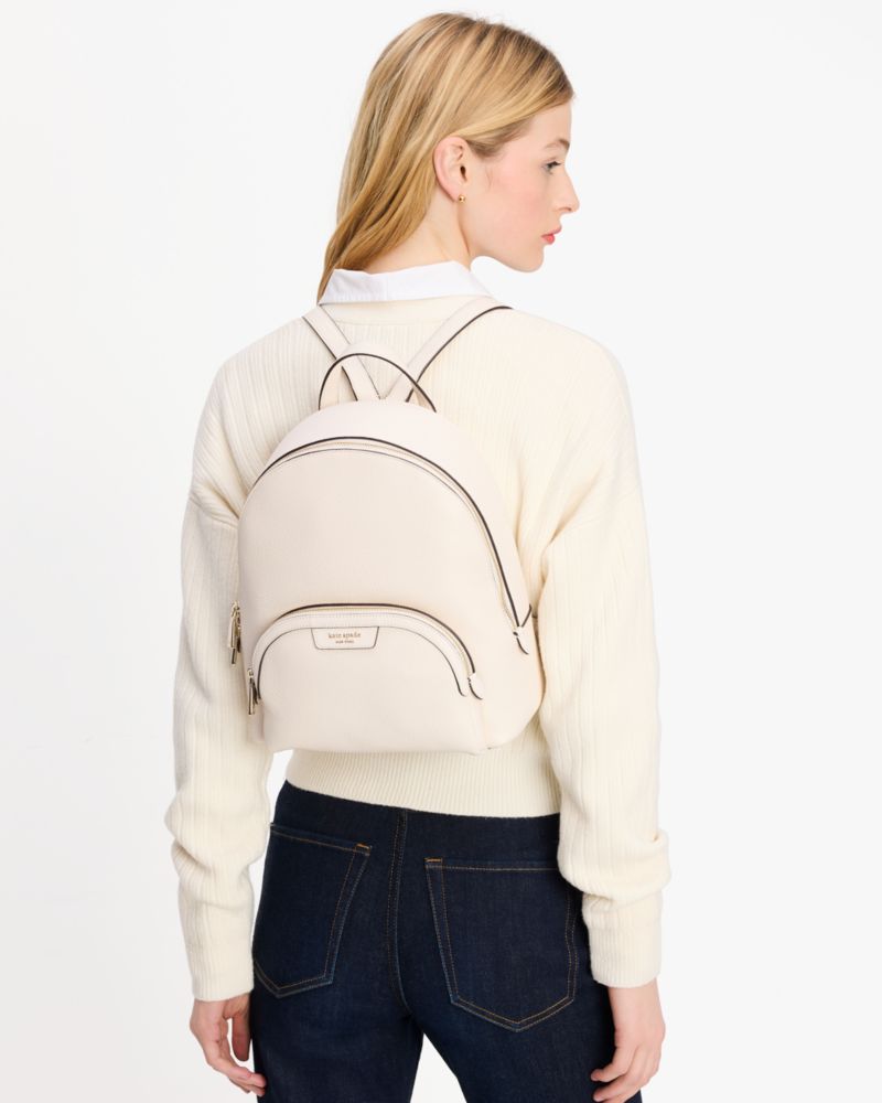 Kate Spade,Hudson Medium Backpack,Parchment