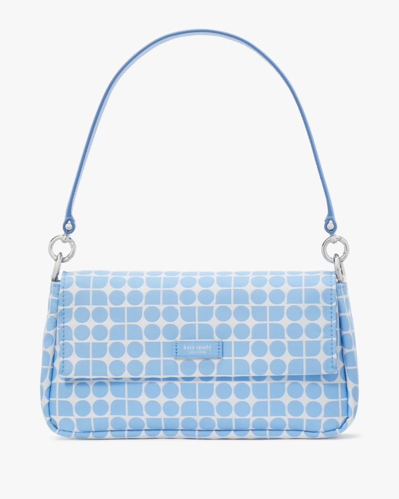 Kate Spade,Noel Jacquard Convertible Crossbody,Astral Blue Multi