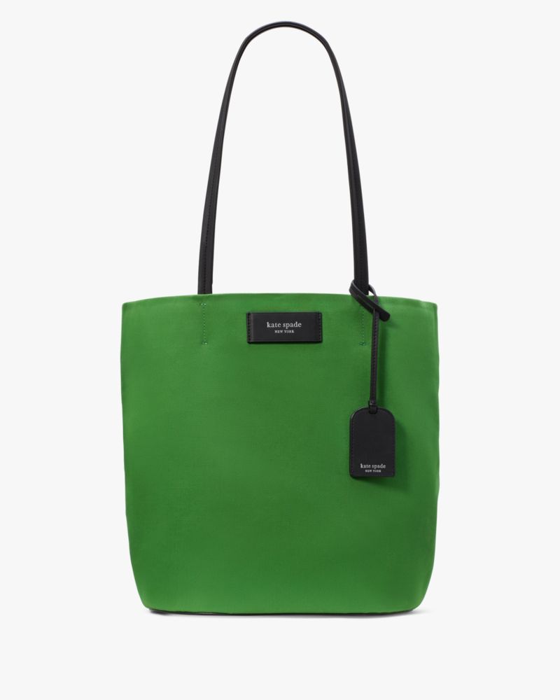 Kate Spade,On Purpose Canvas Large Tote,Green