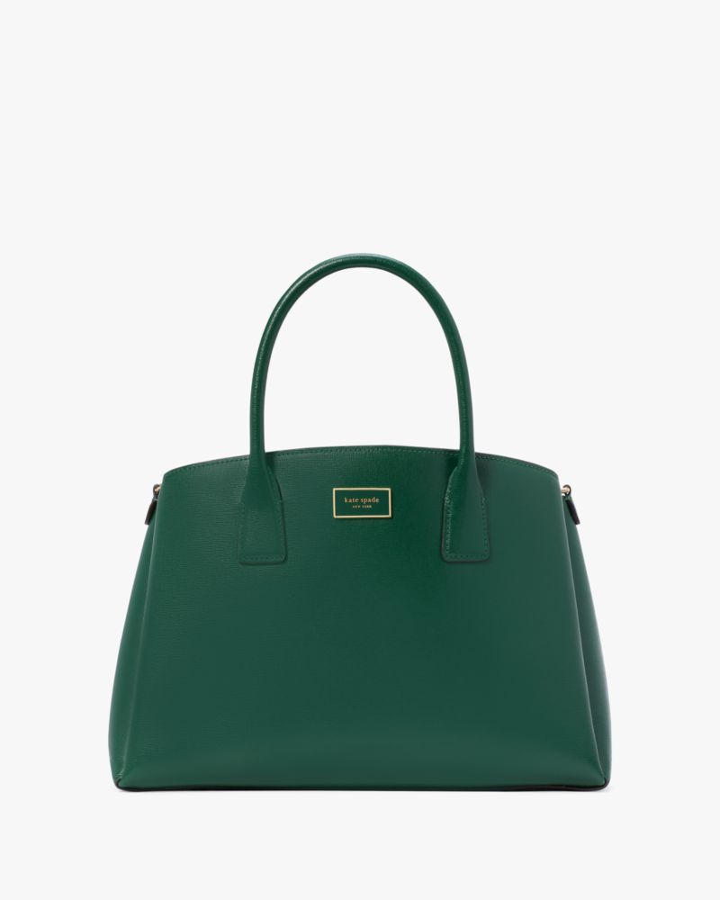 Kate spade green satchel sale