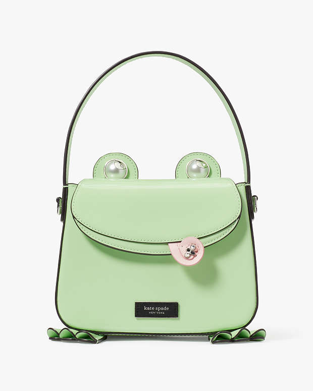 Lily Patent Leather 3 D Frog Hobo Bag | Kate Spade New York