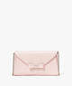 Kate Spade,Morgan Bow Embellished Patent Leather Envelope Flap Crossbody,Crepe Pink