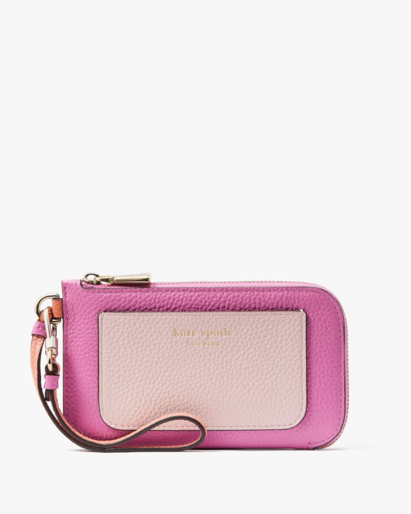 Kate Spade Ava Colorblocked Coin Card Case Wristlet