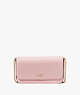 Kate Spade,Ava Flap Chain Wallet,Crepe Pink