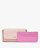 Kate Spade,Ava Flap Chain Wallet,Crepe Pink