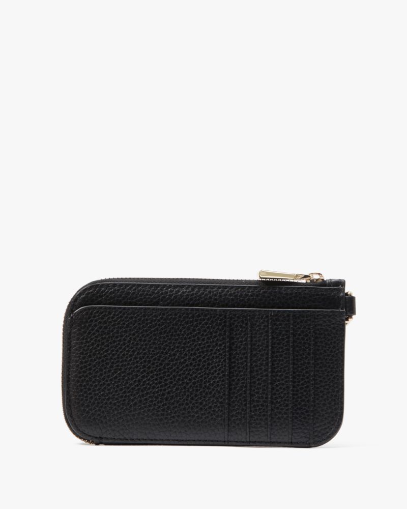 Kate Spade,Ava Coin Card Case Wristlet,Black