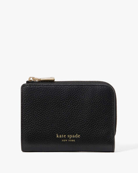 Kate Spade,Ava Zip Bifold Wallet,Black