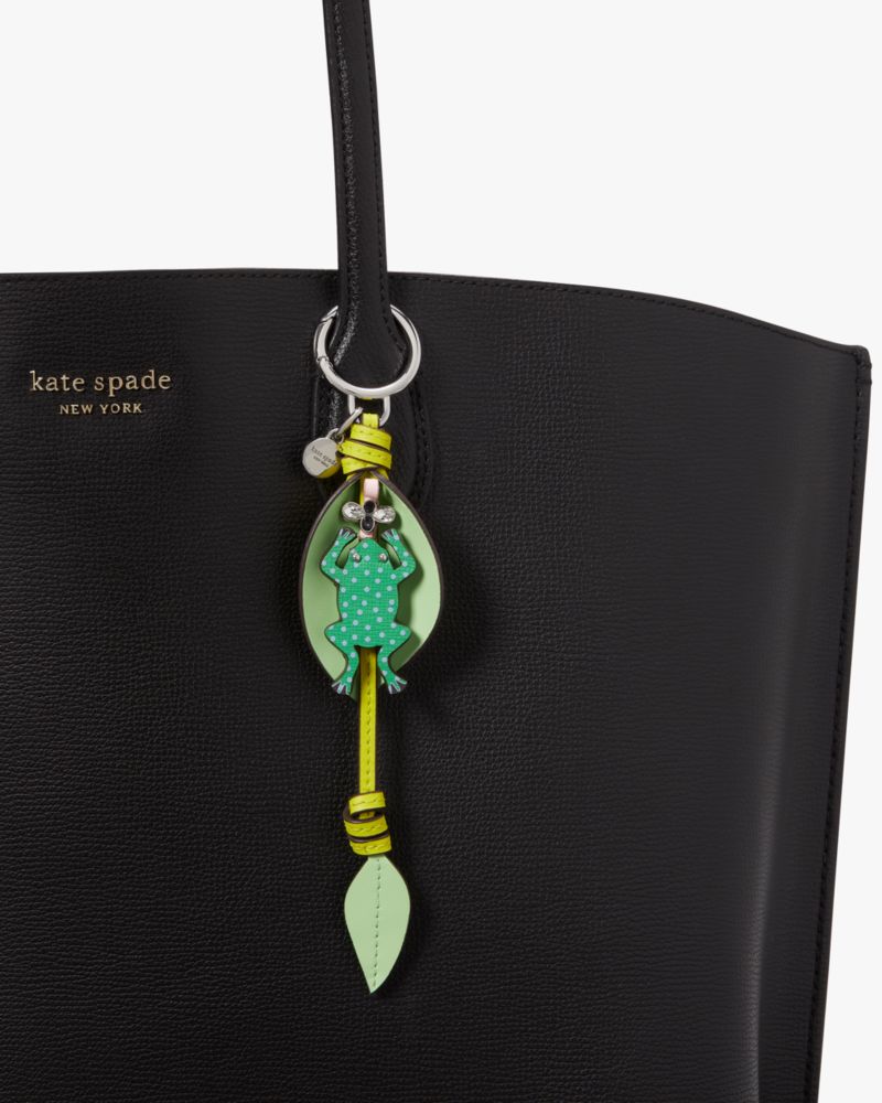 Kate Spade,Lily Embellished Key Fob,Green Multi