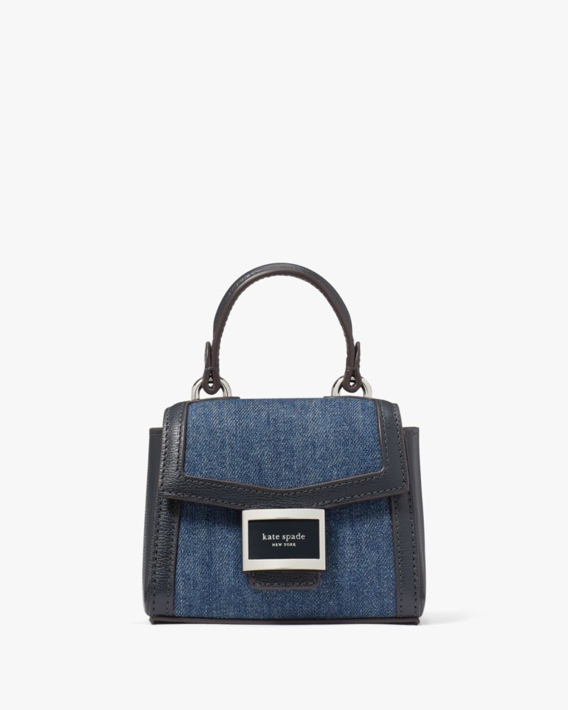 Kate Spade Katy Umhängetasche aus Denim, extraklein