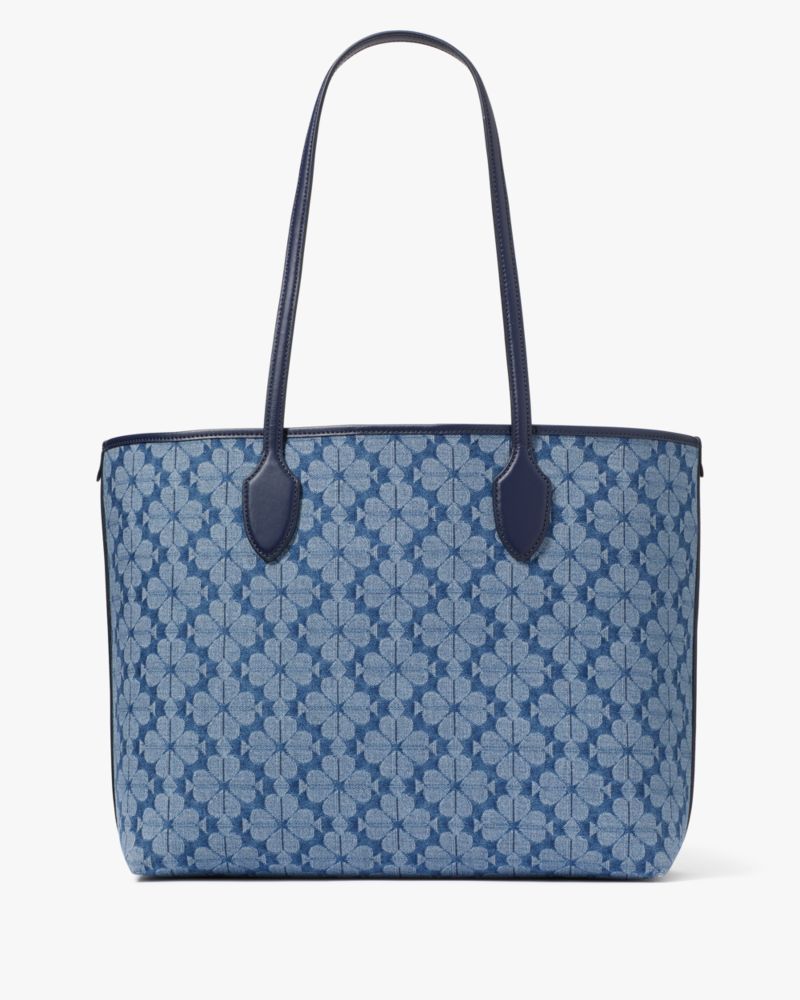 Kate Spade Spade Flower Jacquard Denim Bleecker Large Tote. 5