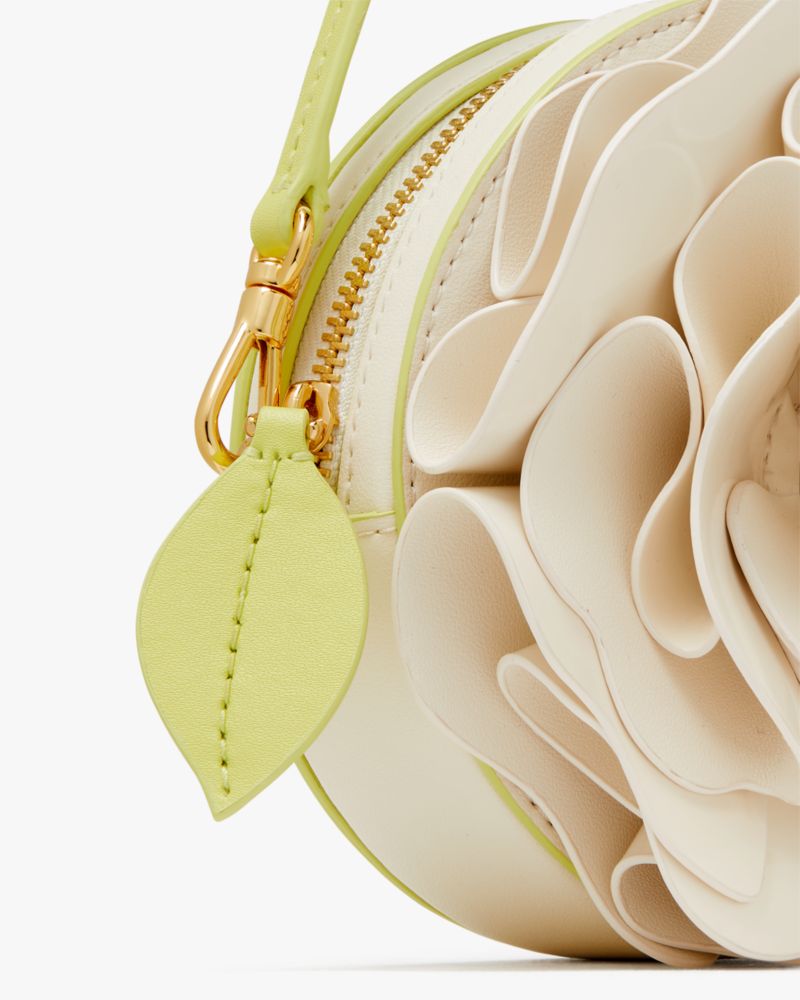 Kate Spade,フローラ パテント レザー 3D リスレット,ポーチ,