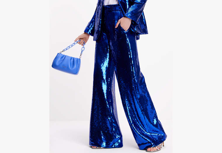 Kate Spade,Sequin Pants,Stained Glass Blue image number 0