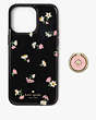 Kate Spade,Floral Waltz Stability Ring and Case iPhone 15 Pro,