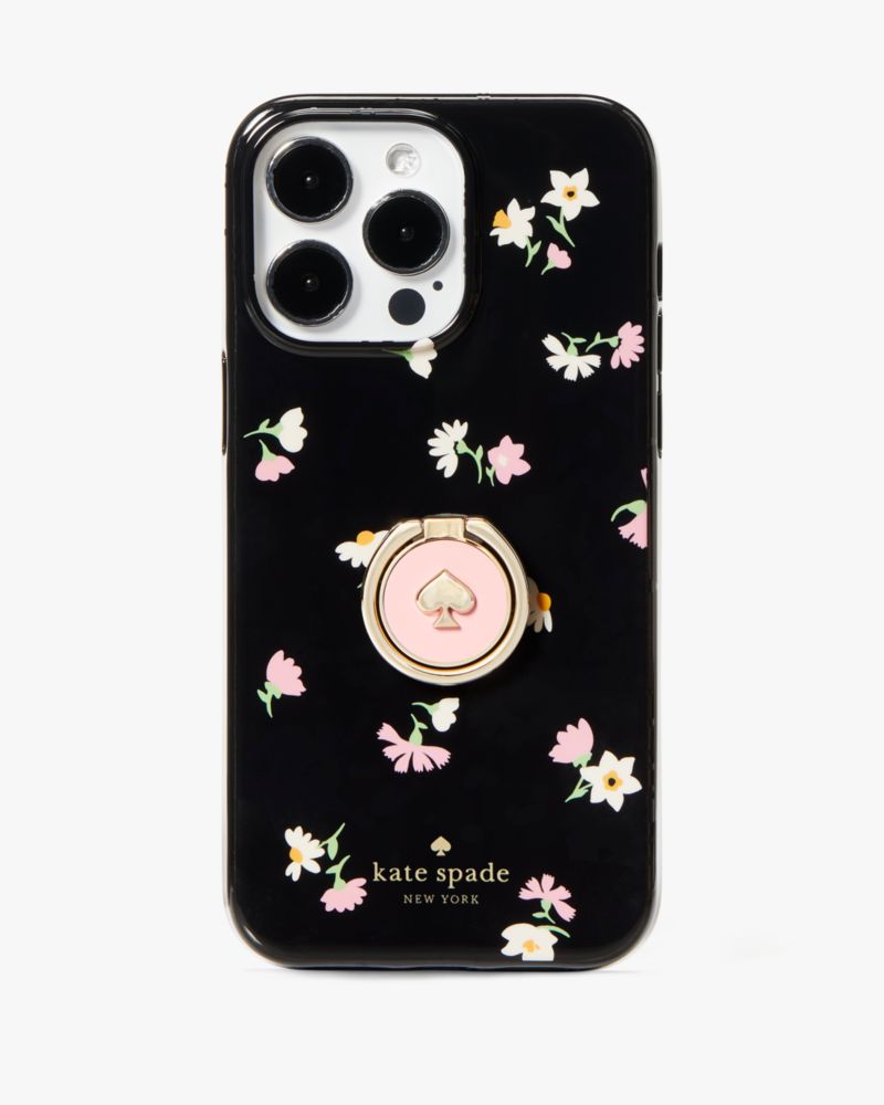 Floral Waltz Stability Ring And Case I Phone 15 Pro | Kate Spade 