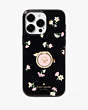 Kate Spade,Floral Waltz Stability Ring and Case iPhone 15 Pro,