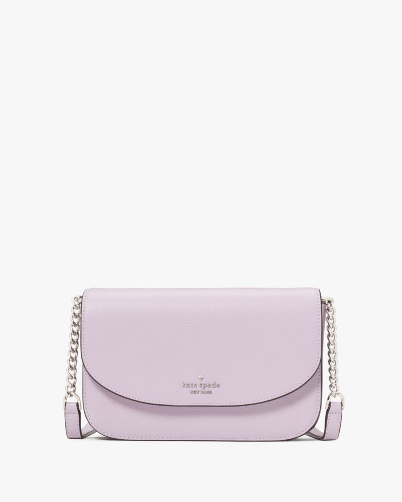 Kate Spade,Kristi Crossbody,Crossbody,Logo,Metal,Chain Detail,Day Party,Lavender