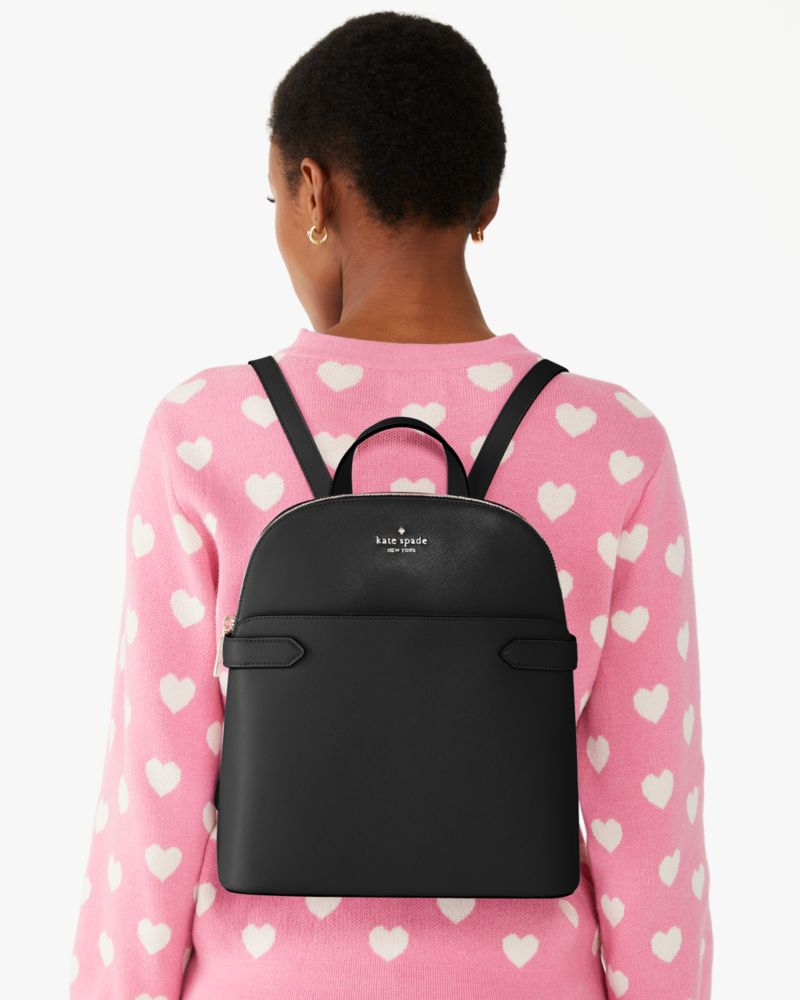 Kate Spade,Staci Dome Backpack,Black