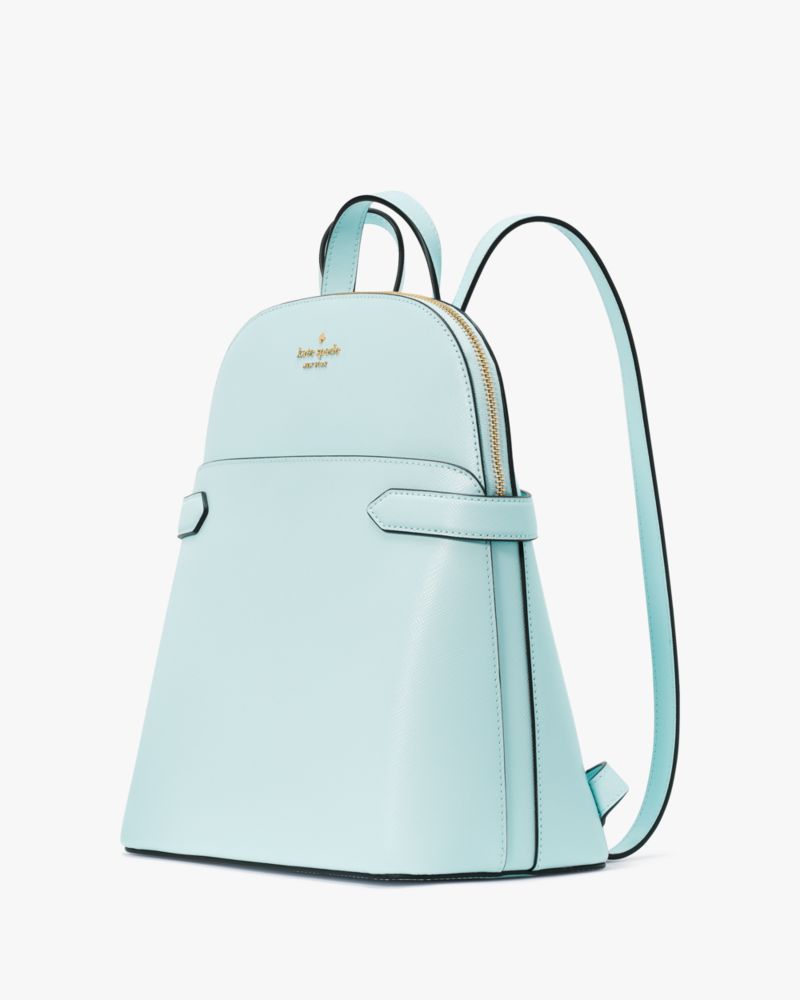 Kate Spade,Staci Medium Dome Backpack,Lining Leather,Backpack,Metal,Logo,Lined,Casual,