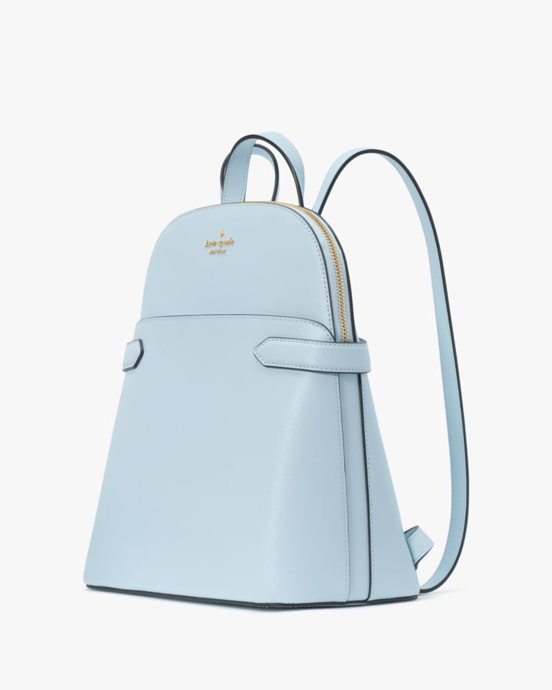 Kate Spade,Staci Medium Dome Backpack,Lining Leather,Backpack,Metal,Logo,Lined,Casual,