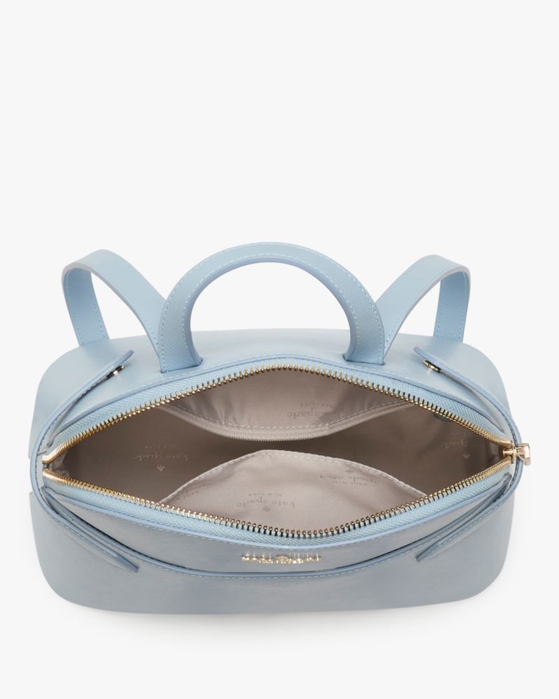 Kate Spade,Staci Medium Dome Backpack,Lining Leather,Backpack,Logo,Metal,Lined,Casual,
