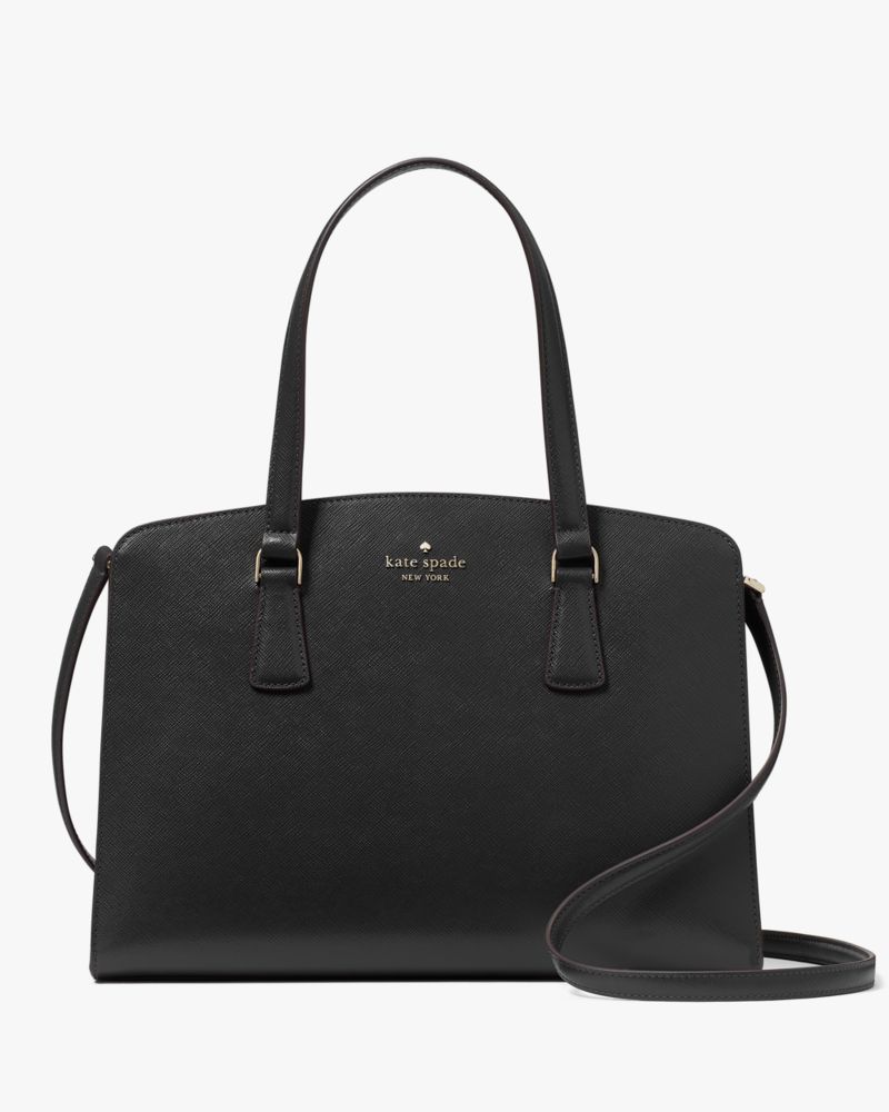 Kate Spade,Perry Medium Satchel,Black