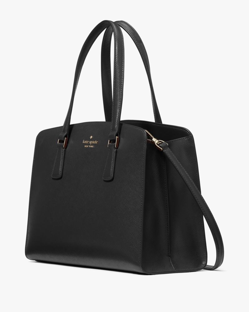 Kate Spade,Perry Medium Satchel,Black