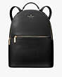 Kate Spade,Perry Leather Large Backpack,Black